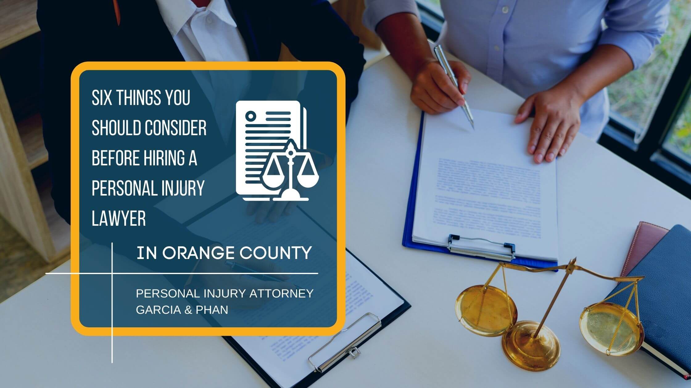 Personal Injury Attorney | Garcia & Phan